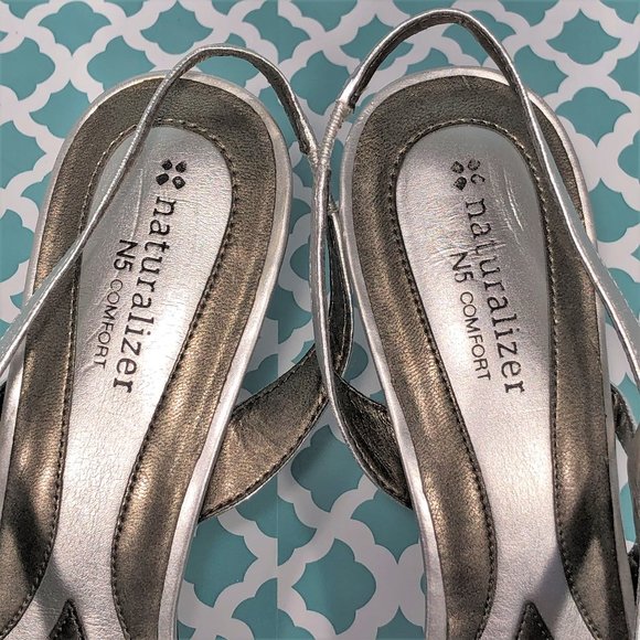 Naturalizer PRISSY N5 Comfort Womens Slingback Pumps Leather Upper Size 11 M - Picture 9 of 12